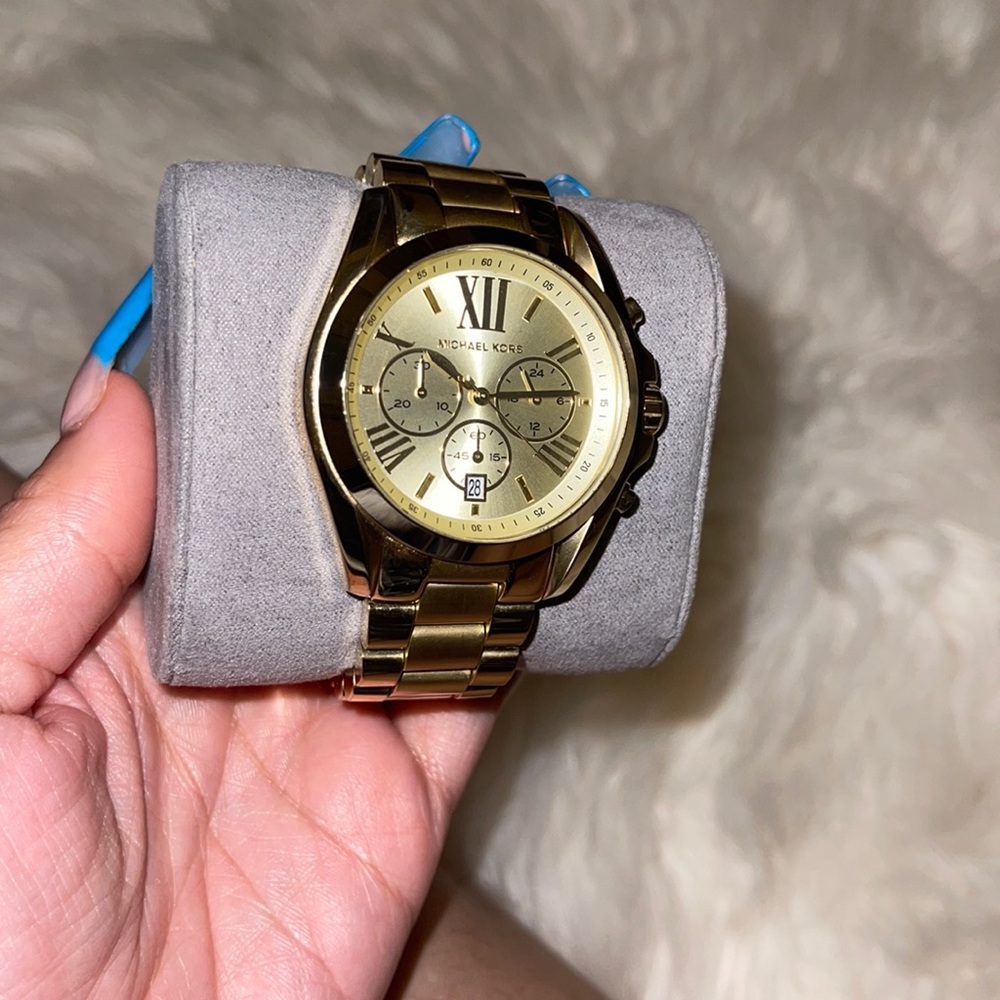 Michel kors Bradshaw gold tone stainless steel